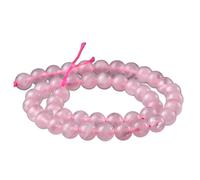 Uitndvyte Cuentas esféricas de rosas para proyectos de arte creativos, decoración del hogar, adornos de regalo, cuentas de piedras preciosas