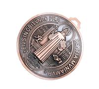 Uitndvyte Elegante colgante redondo, accesorio religioso para los seguidores cristianos y amantes de la cultura