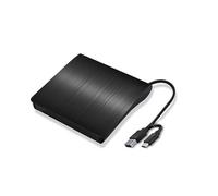 Uitndvyte Funcionamiento externo delgado para portátiles, versión USB, transferencia de datos rápida, compatible con múltiples plataformas, funcionalidad de reproducción intercambiable en caliente