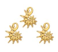 Uitndvyte Juego de 3 colgantes de animales, collar con colgante, accesorios de manualidades, colgante de joyería, ideal para proyectos únicos de joyería y manualidades