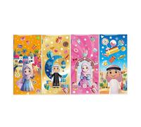 Uitndvyte Juego de 50 bolsas árabes coloridas bolsas árabes para dulces y dulces con textura de PVC para festivales de Oriente Medio