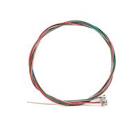 Uitndvyte Juego de 6 cuerdas de repuesto para guitarra acústica, de alambre de acero, para principiantes, 11-52 cuerdas