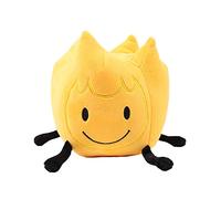 uiuoutoy Battle For Dream Island - Muñeco de peluche con forma de hoja y fuego, juguete de peluche (Firey)