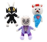 uiuoutoy Soft Toys - Juego de 3 muñecos de peluche con diseño de dados, rey y jefe del diablo
