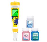 UIUZMAR Medidor Cloro y pH Sal Piscinas Digital, Salinidad Piscina Salina | Muestra Simultáneamente pH/CL/Temp, 7 en 1, Medición de pH, EC, TDS, Sal, Cloro Residual, ORP y Temp Acuarios Spa