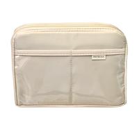 UIVXXUD Bonito Estuche Kawaii para lápices, Bolsa de Lona de Gran Capacidad (Beige)