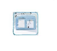 UIVXXUD Kawaii - Estuche estético para lápices, Bolsa de Lona de Gran Capacidad, Blue, Uso Diario