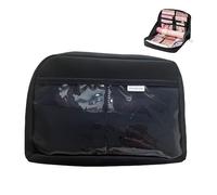 UIVXXUD Kawaii - Estuche estético para lápices, Bolsa de Lona de Gran Capacidad (Negro)