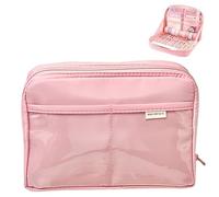 UIVXXUD Kawaii - Estuche estético para lápices, Bolsa de Lona de Gran Capacidad, Pink, Uso Diario