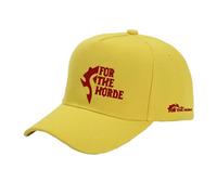 UIXXXMCYQ Gorra De Camionero para Hombre Y Mujer Gorra Golf The H.or.d.e Transpirable Entrenamiento Snapback Béisbol Ligera Tono Liso con Orificio Coleta Papá-HuangSe||One_Size