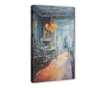 UIYTYBGAG Impressionism Spectral Figures Victorian Ghost Painting Canvas Poster Wall Art Print Picture Paintings 50 x 75 cm