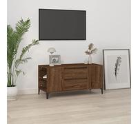 UJCHVHN Item-Mueble de TV de roble marrón, 102 x 44,5 x 50 cm, madera de ingeniería, centros de entretenimiento y soportes de TV