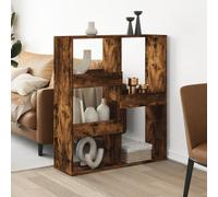 UJCHVHN Item-Separador de habitación de roble ahumado 100 x 33 x 115 cm, madera de ingeniería, estanterías, estanterías y estantes de pie