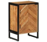 UJCHVHN Mueble de baño de 40 x 30 x 60 cm, madera maciza de acacia y hierro. Juegos de baño
