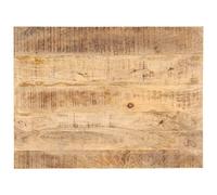 UJCHVHN Tablero de mesa de madera maciza de mango 25-27 mm, 80 x 70 cm, accesorios de mesa
