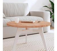 UJCHVHN Tablero de mesa redondo de madera maciza de haya de 70 x 2,5 cm de diámetro, accesorios de mesa