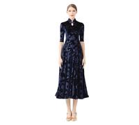 UJEDFHV Abiti Da Sala Da Ballo Vestido de Baile salón Cheongsam Ropa Ejercicio Falda Flamenco Vals Tango Foxtrot competición(Beige,M)