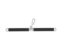 UJEDFHV Barra Dorsal Polea Barra desplegable Ajustable Desmontable for Fitness, Accesorio for máquina de Cable, Accesorios de Gimnasio for construcción Muscular(Short)