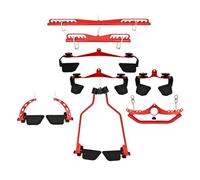 UJEDFHV Barra Dorsal Polea Barra desplegable Ajustable for Fitness, polea de Gimnasio, Accesorios for máquina de Cable, bíceps for el hogar, tríceps, Espalda, Mango de Entrenamiento de Remo(1)