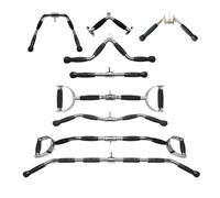 UJEDFHV Barra Dorsal Polea Barra en T sólida for Fitness, Barra en V, Barra de Carga Resistente, Barra de tracción Lateral, Pulido Fino, Remo Sentado, Accesorios for Equipos de Ejercicios(Style-I)