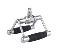 UJEDFHV Barra Dorsal Polea Mango Doble en D, Accesorio de Accesorios for máquina de Cables de Barra Recta, Barra en V extraíble for Entrenamiento con Pesas(Style B)