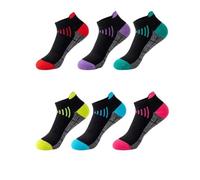 UJEDFHV Calcetines Tobilleros Hombre Conjunto de 6 pares calcetines deportivos cortos verano for hombre y mujer, ideales for ciclismo, correr, primavera otoño(Color2-)