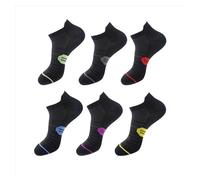 UJEDFHV Calcetines Tobilleros Hombre Conjunto de 6 pares calcetines deportivos cortos verano for hombre y mujer, ideales for ciclismo, correr, primavera otoño(Color3)