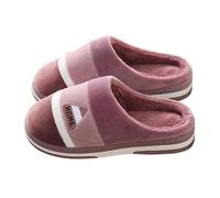 UJEDFHV Chinelos Homem Zapatillas de algodón for hombres y mujeres, máscara Halloween, hogar, antideslizantes, parejas, zapatos felpa for interiores en invierno(G1,38-39)