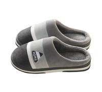 UJEDFHV Chinelos Homem Zapatillas de algodón for hombres y mujeres, máscara Halloween, hogar, antideslizantes, parejas, zapatos felpa for interiores en invierno(G2,40-41)