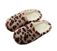 UJEDFHV Chinelos Homem Zapatillas de casa felpa for hombre y mujer, zapatos planos suaves cálidos, calzado interior for el hogar, Color caramelo, otoño e invierno(C-Coffee,44-45)