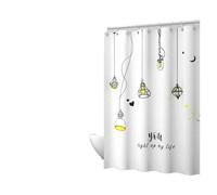UJEDFHV Cortina de Ducha Bathroom Shower Curtain Toilet Tarp Mould-Proof(Color 9,200cm 180cm)