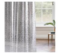 UJEDFHV Cortina de Ducha Shower Curtains 180cm Transparent Dot Water Resistant PVC Fabric Bathroom Curtain Modern Style with Hooks 71 Inches Simple Daily(W150xH200cm)