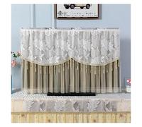 UJEDFHV Funda Para Tv Exterior Dust Proof And Breathable TV Cover Lace Power On Without Removing Hanging Curved Tabletop Fabric(Color03,100 x Height 65cm)