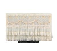UJEDFHV Funda Para Tv Exterior Lace LCD TV Dust Cover 42 Inches Curved Surface 55 Don't Take It Off Television(Style 01,200 * 360cm)