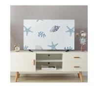 UJEDFHV Funda Para Tv Exterior Modern Printed TV Covers All Inclusive Dust Proof Protector For LCD Computer Elasticity Cover Household Washable Antifouling(7,45 inch-105x63cm)