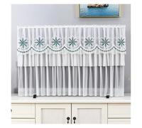 UJEDFHV Funda Para Tv Exterior TV Dust Cover Can Be Turned on Without Remove The Hanging Desktop Thin LCD Protective with Lace Simple(Color 012,109x63cm)
