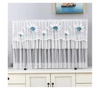 UJEDFHV Funda Para Tv Exterior TV Dust Cover Can Be Turned on Without Remove The Hanging Desktop Thin LCD Protective with Lace Simple(Color 020,74x45cm)