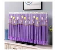 UJEDFHV Funda Para Tv Exterior TV Dust Cover Do Not Remove The Dust-proof Cloth From The When Starting Up Curved Desktop Hanging(Color-02,105 x height60cm)