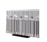 UJEDFHV Funda Para Tv Exterior TV Dust Cover Do Not Remove The Dust-proof Cloth From The When Starting Up Curved Desktop Hanging(Color-14,135 x height75cm)