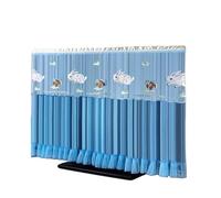 UJEDFHV Funda Para Tv Exterior TV Dust Cover Do Not Remove The Dust-proof Cloth From The When Starting Up Curved Desktop Hanging(Color-04,135 x height75cm)