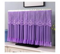 UJEDFHV Funda Para Tv Exterior TV Dust Cover Do Not Remove The Dust-proof Cloth From The When Starting Up Curved Desktop Hanging(Color-01,115 x height70cm)