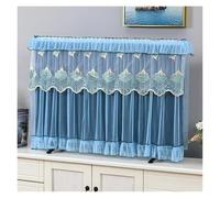 UJEDFHV Funda Para Tv Exterior TV Screen Monitor Protector Cover 55/60/65/70/75inch Television LCD Lace Embroidery Dust Home Decorations(Blue,70inch)