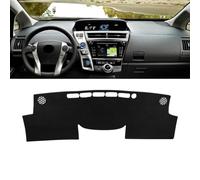 UJFFJFNL Adecuado para Toyota Prius V Plus Alpha Hybrid 2012-2019, funda de salpicadero de coche, alfombrilla protectora solar, cubiertas interiores de salpicadero