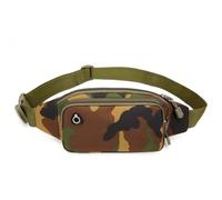 UJHKAQVGT Bolsa de mensajero resistente al desgaste y antisalpicaduras, riñonera deportiva unisex, bolsa de hombro, Camuflaje jungla, canvas, Estética