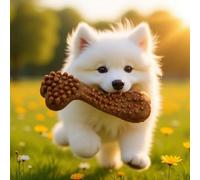 UJHKAQVGT El juguete molar para perros es resistente a las mordeduras, palo de limpieza de dientes de hueso simulado, juguete TPR para mascotas, juguete antidesmantelamiento, adecuado para perros