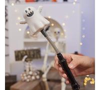 UJHKAQVGT Paquete de 2 palos luminosos de manivela de Halloween, luces ambientales en forma de fantasma de calabaza, sin batería, accesorios de decoración de fiesta de vacaciones, una variedad de