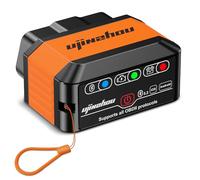 ujinzhou OBD2 Diagnosis Bluetooth 5.2 OBD Coche: Diagnosis Coche Multimarca Maquina para iOS Android - Inalámbrico Mini Diagnóstico Automotriz Scanner - Diagnosis Escaner con OBDII Completo los