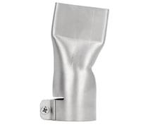 Ujjdwiurgh 1 boquilla de soldadura plana de boca ancha de 40 mm, fácil de reemplazar, boquilla de soldadura de acero inoxidable para pistolas de aire caliente
