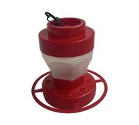 Ujjdwiurgh 1 comedero para pájaros para exteriores, circular a prueba de abejas con 8 puertos