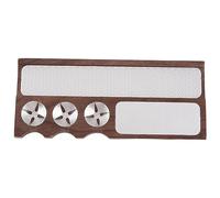 Ujjdwiurgh 1 herramienta de reparación de puntas de taco, pulidor, aireador rayado, color marrón